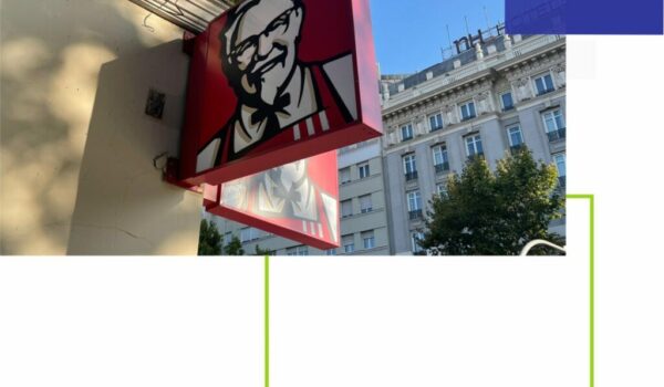 Banderola luminosa para KFC